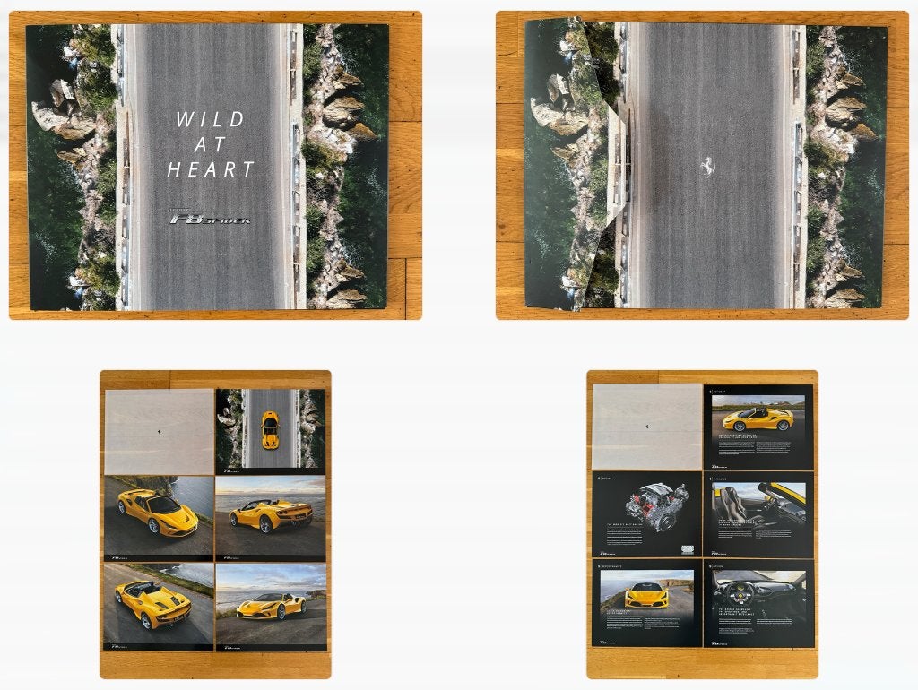 Brochure / portfolio Ferrari F8 Spider, Ophalen of Verzenden, Zo goed als nieuw, Ferrari