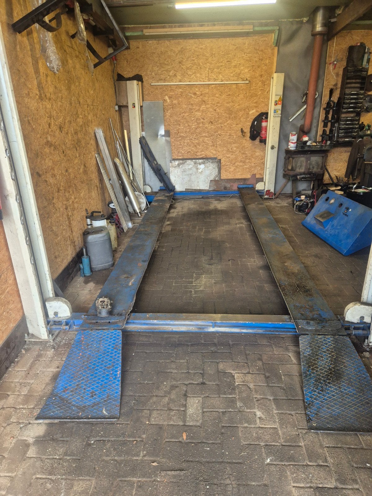 koni hefbrug 3500kg, Ophalen, Gebruikt