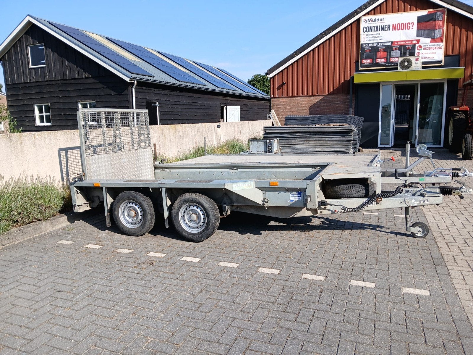 nette machinetransporter 3500kg, Ophalen of Verzenden, Gebruikt
