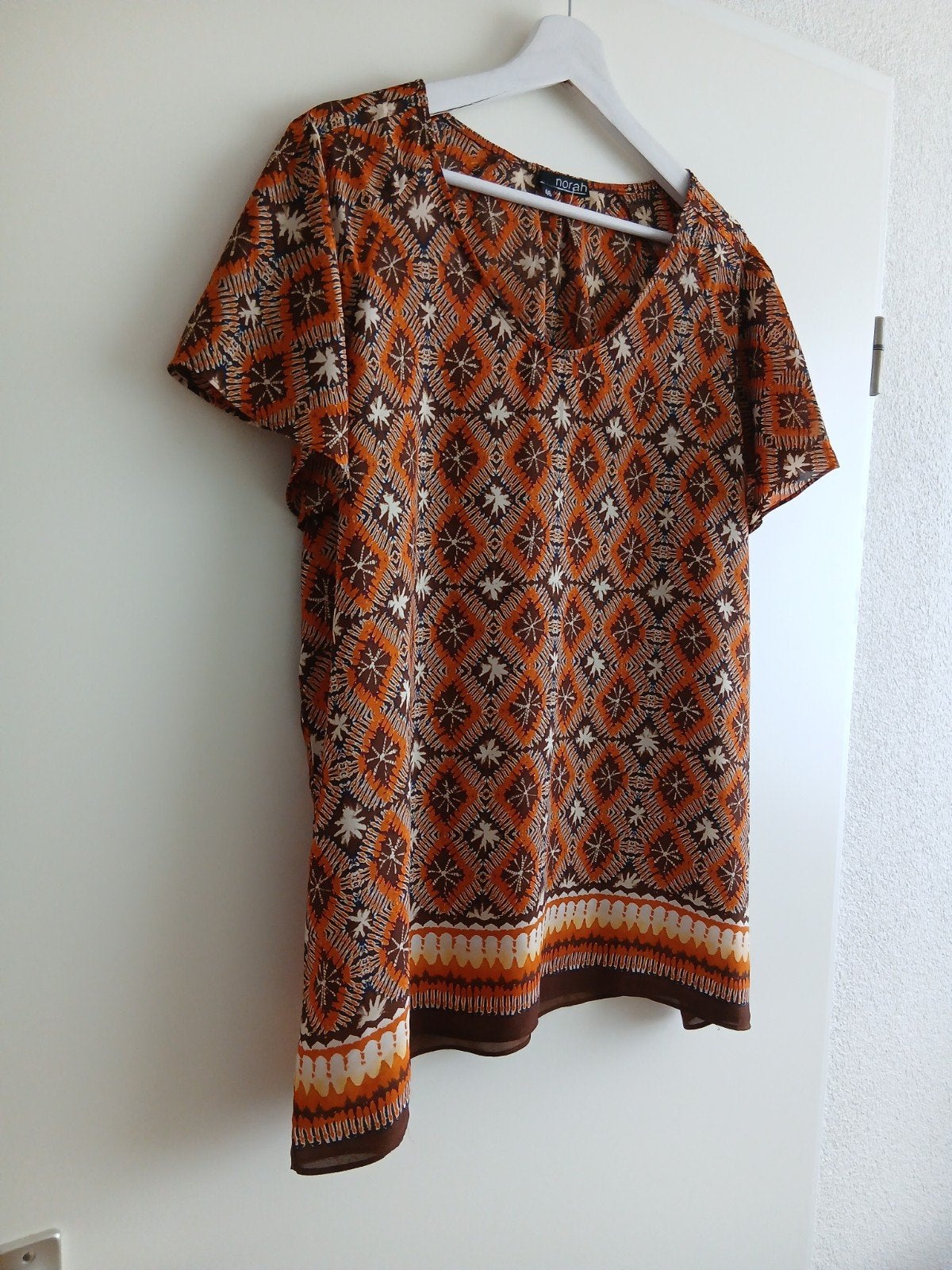 Modieuze nieuwe blouse van NORAH. Maat 46., Verzenden, Maat 46/48 (XL) of groter, Nieuw, Oranje