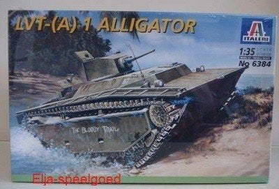 Italeri LVT-(A)-4 Alligator Tank 6384 Modelbouw Kit 1:35, Hobby en Vrije tijd, Tank, Italeri, 1:32 tot 1:50, Nieuw