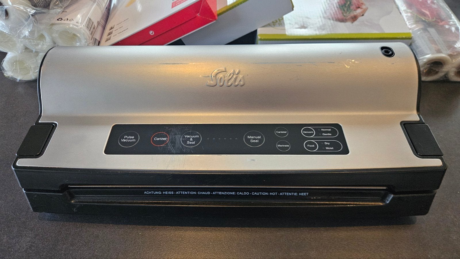 Solis Vac Prestige vacuümmachine met accessoires, Ophalen of Verzenden, Gebruikt