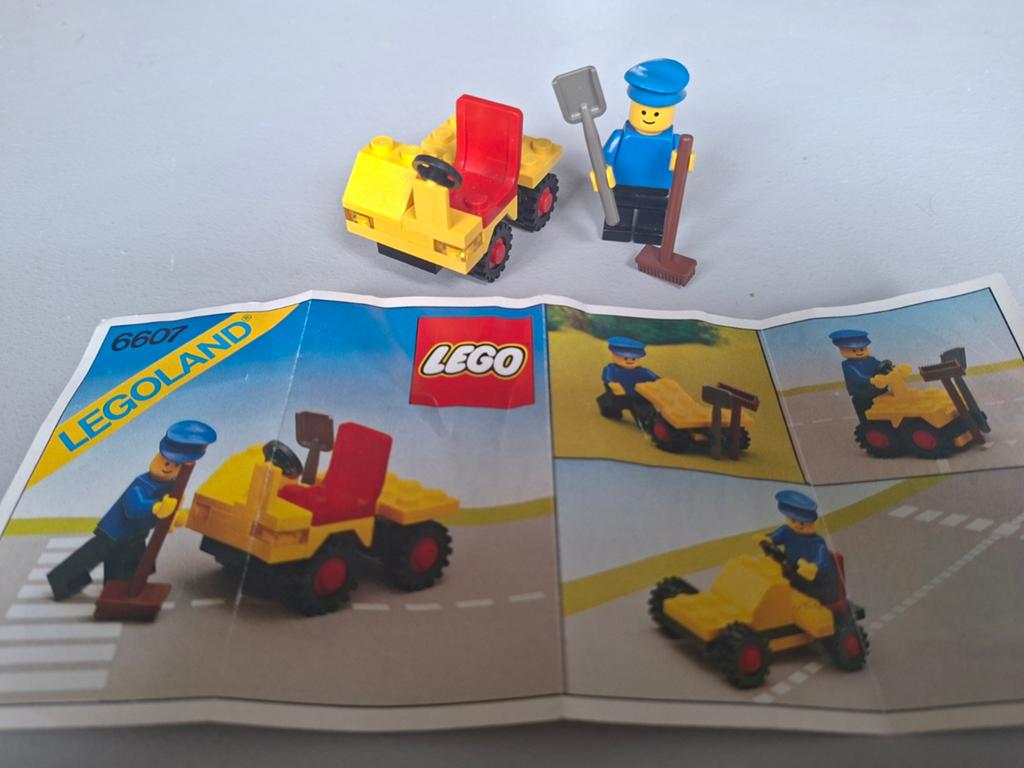 Lego Legoland set # 6607 Service Truck, Gebruikt, Lego, Ophalen of Verzenden, Compleet