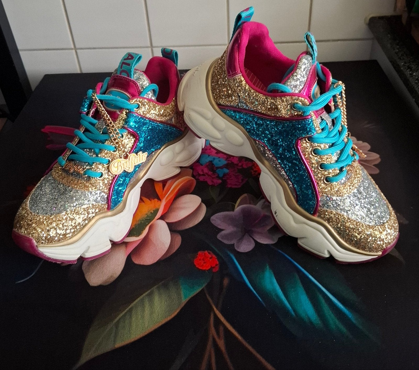 Stoere Buffalo Binary GLAM sneakers, Overige kleuren, Ophalen of Verzenden, Buffalo, Sneakers of Gympen