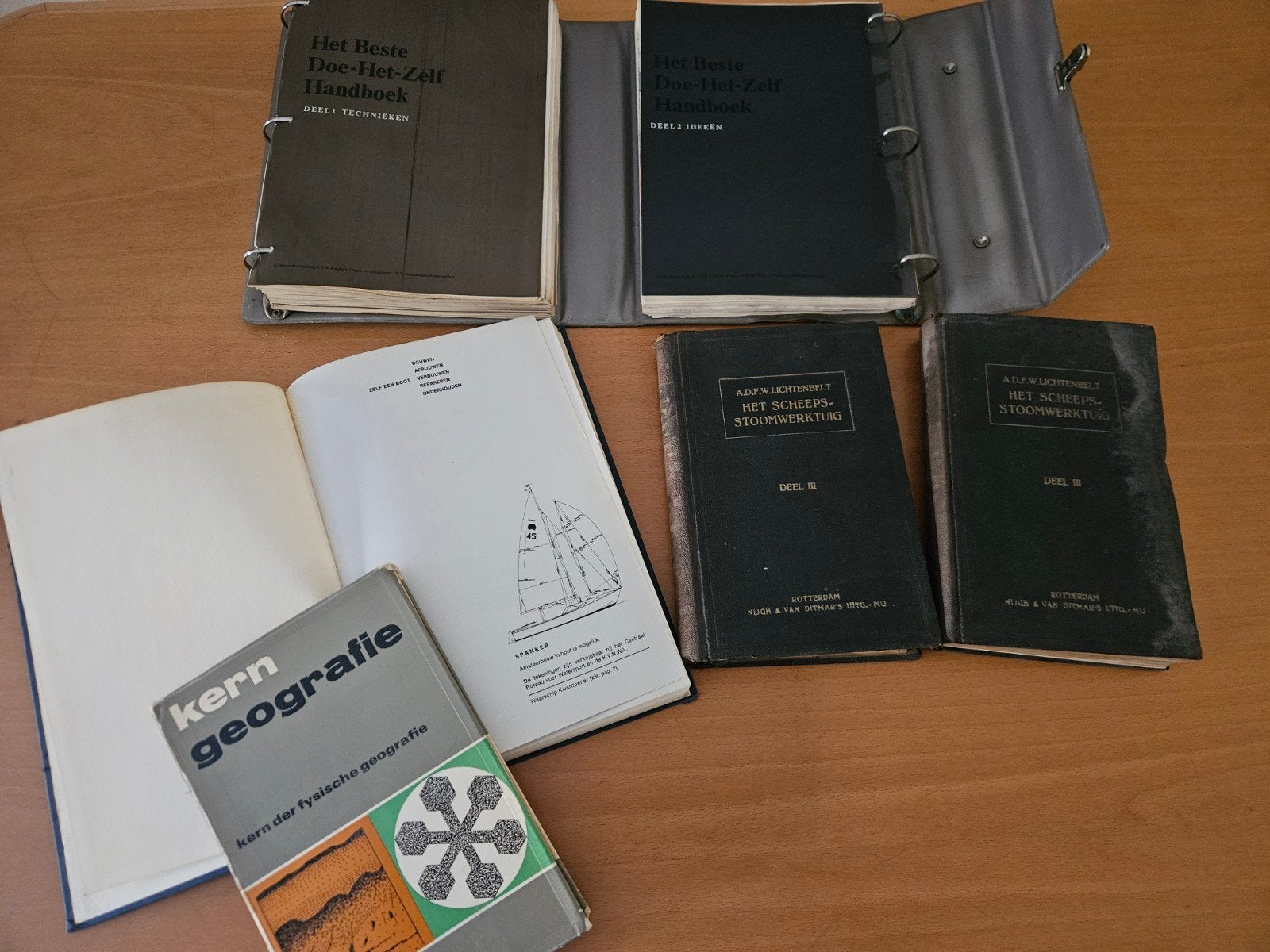 Boeken over oa botenbouw en scheepswerktuigkunde, Ophalen of Verzenden, Gelezen, Werktuigbouwkunde, Diverse auteurs