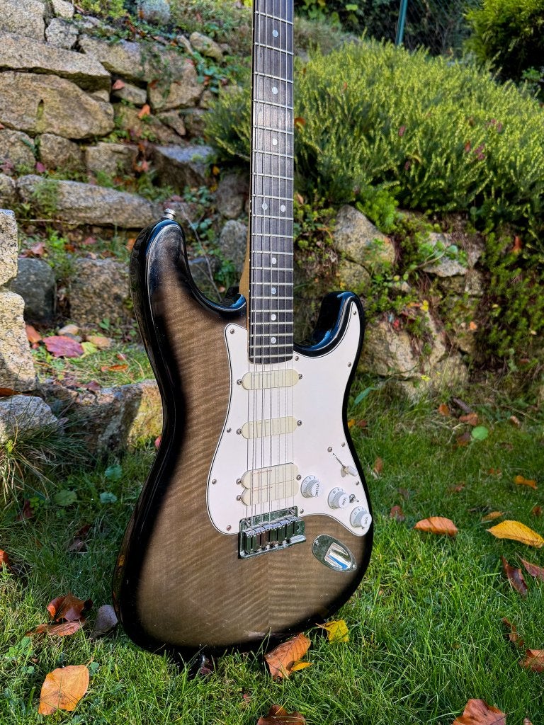 Fender US Strat PLUS Ultra 1991 Ebony Burst !Very Rare!, Verzenden, Zo goed als nieuw, Solid body, Fender