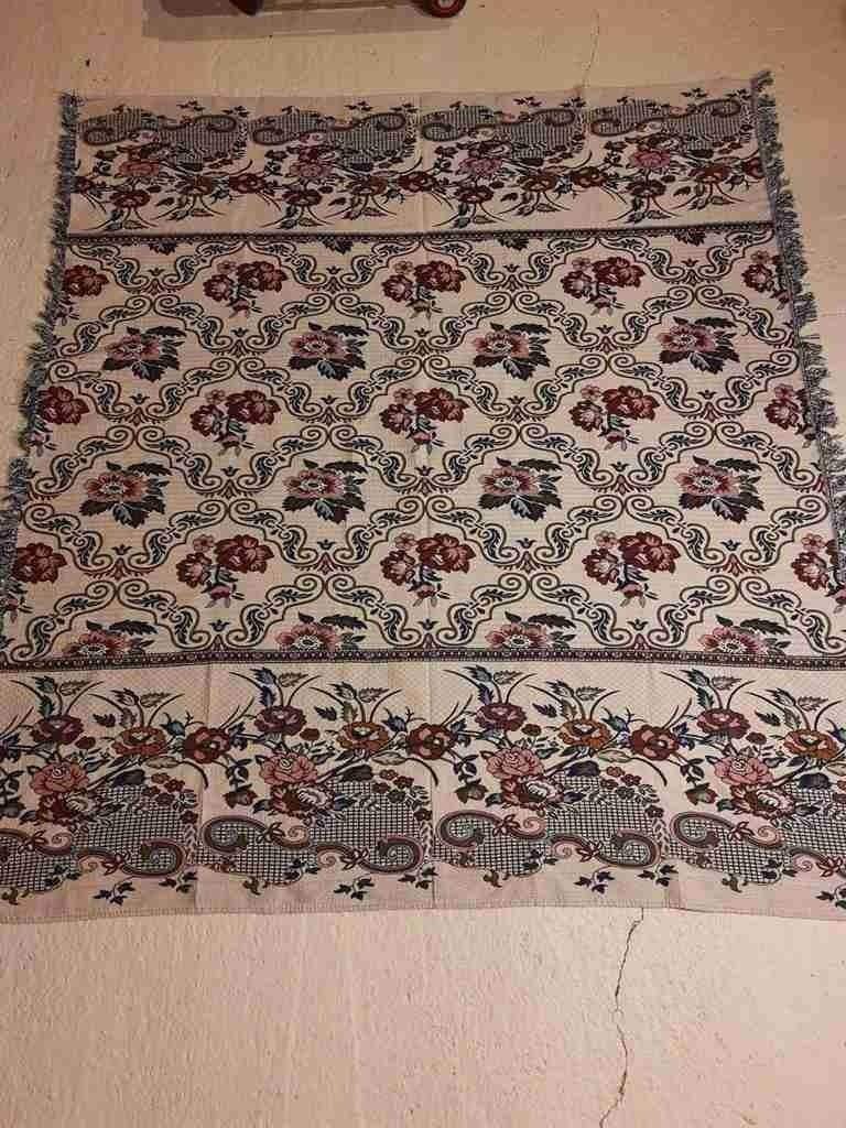 Grandfoulard reversibel wijnrood beige 192/219, Beige, Djt@dejuistetoon.eu, Ophalen of Verzenden, Zo goed als nieuw