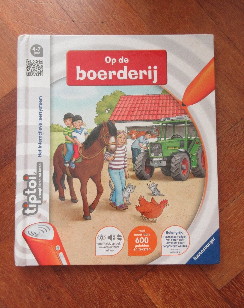 Tiptoi boek : Op de boerderij, Ophalen of Verzenden, Gebruikt, Puzzelen