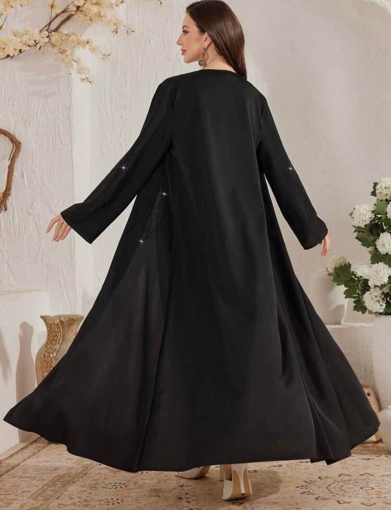 Nieuwe zwarte kaftan caftan abaya maat l/xl, Overige typen, Zwart, Maat 46/48 (XL) of groter, Ophalen of Verzenden