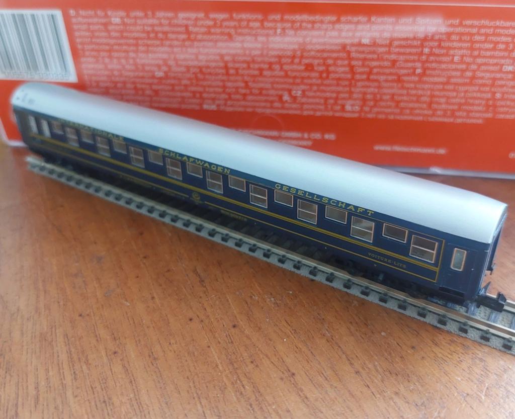 Fleischmann 8114 Internationale Schlafwagen rijtuig, Gebruikt, Gelijkstroom, Fleischmann, Wagon