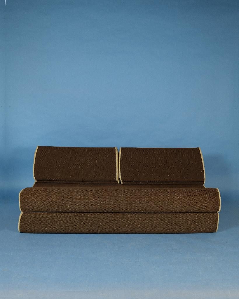 vintage seventies sofa – sofabed – daybed, Gebruikt, 150 tot 200 cm, Tweepersoons, 75 tot 100 cm