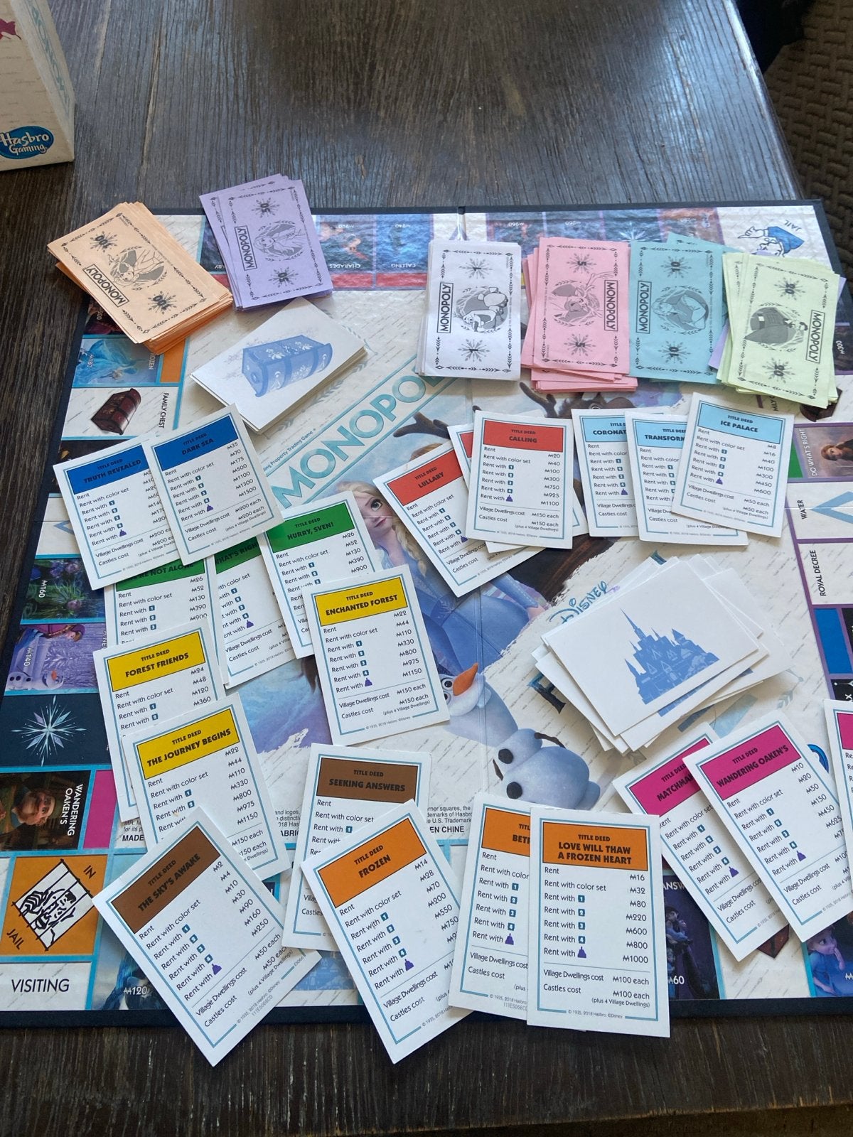 Monopoly Disney Frozen II - Compleet Gezelschapsspel, Drie of vier spelers, Ophalen of Verzenden, Zo goed als nieuw