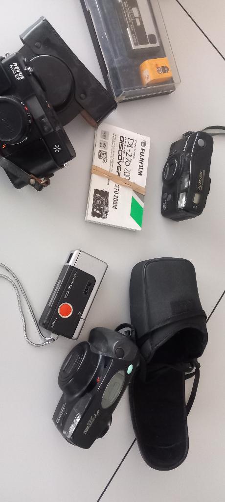 lotje oude fotocamera's, Audio, Tv en Foto, Fotocamera's Analoog, Ophalen of Verzenden, Gebruikt, Compact, Overige Merken