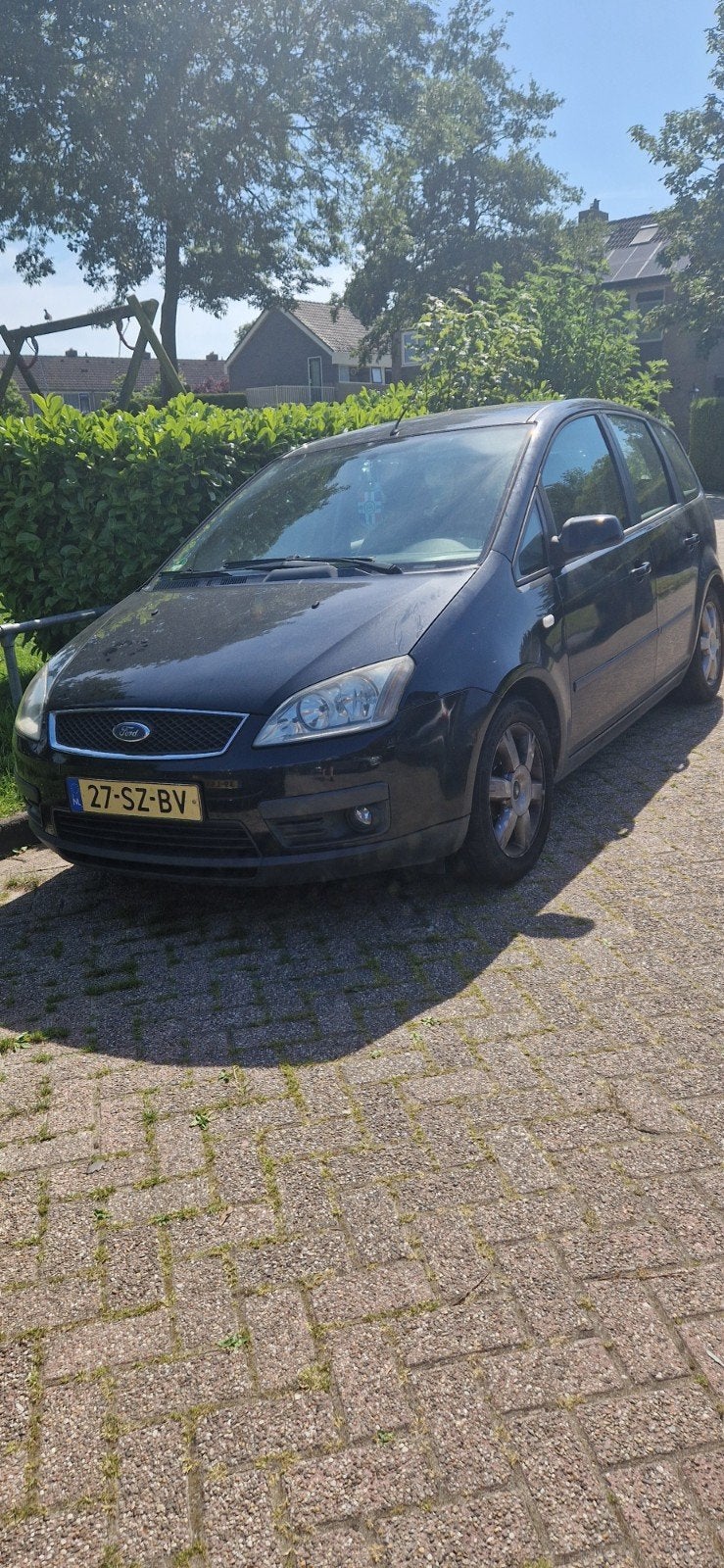 Ford C-Max 1.6 Tdci 80KW 2006 Zwart, Voorwielaandrijving, 4 cilinders, Zwart, Origineel Nederlands