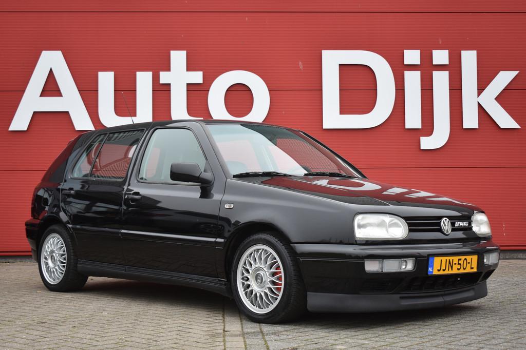 Volkswagen Golf 2.9 VR6 Syncro Leder | Airco | Cruise | Spor, Zwart, 190 pk, Volkswagen, Zwart