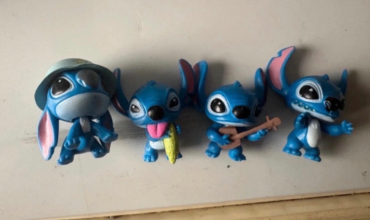 Set van 4 Stitch beeldjes - Lilo & Stitch Disney, Ophalen of Verzenden, Gebruikt, Jongen of Meisje