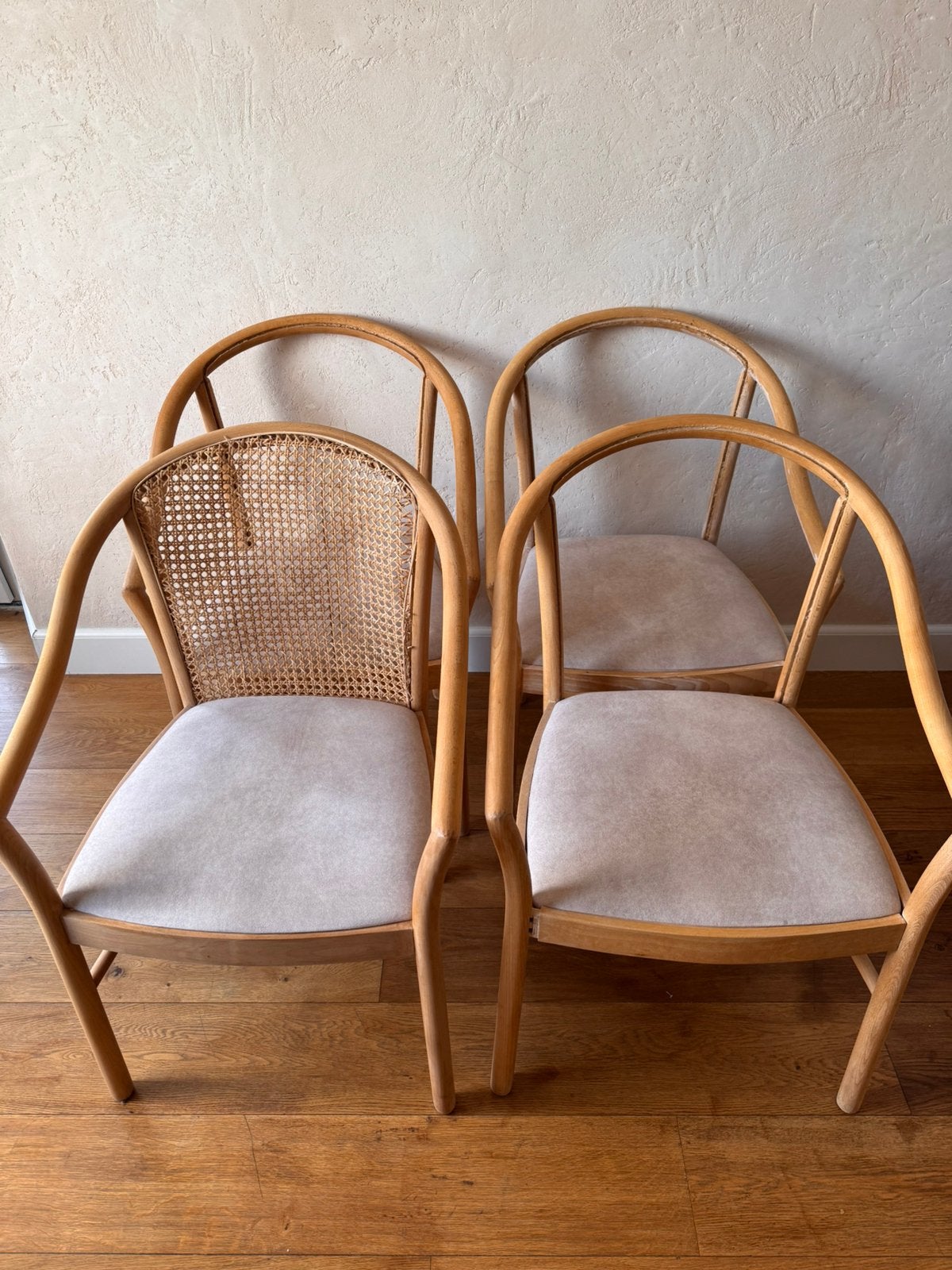 Rattan chairs, Huis en Inrichting, Ophalen, Gebruikt, Bruin, Riet of Rotan
