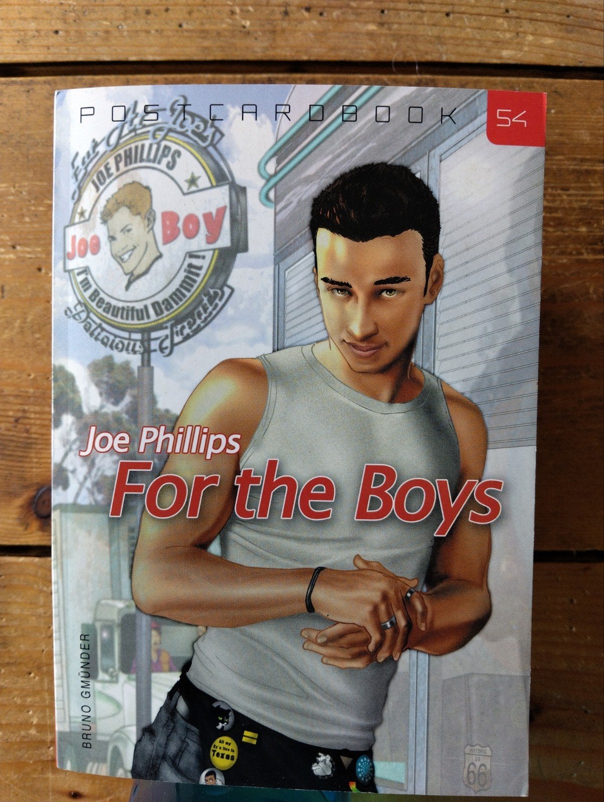 Gay. Joe Phillips For the Boys Postcardbook 54 nieuw in seal, Ophalen of Verzenden, Zo goed als nieuw, Joe Phillips, Europa overig