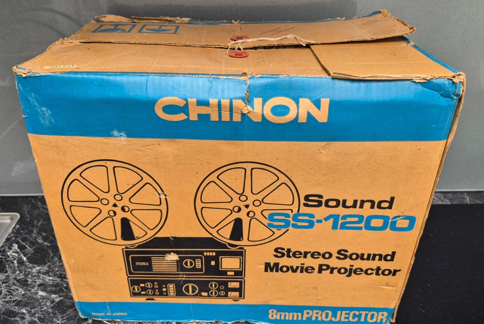 Chinon SS-1200 Stereo Sound Movie Projector 8mm, Audio, Tv en Foto, Diaprojectors, Ophalen, Zo goed als nieuw