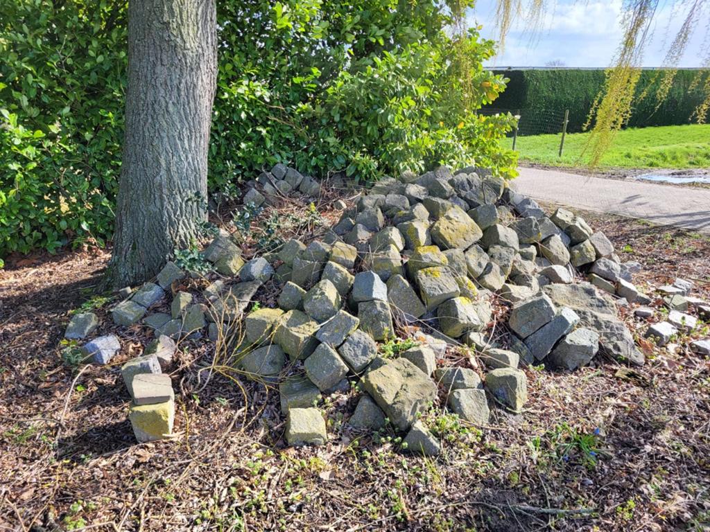 Partij kasseien, Tuin en Terras, Tegels en Klinkers, Ophalen