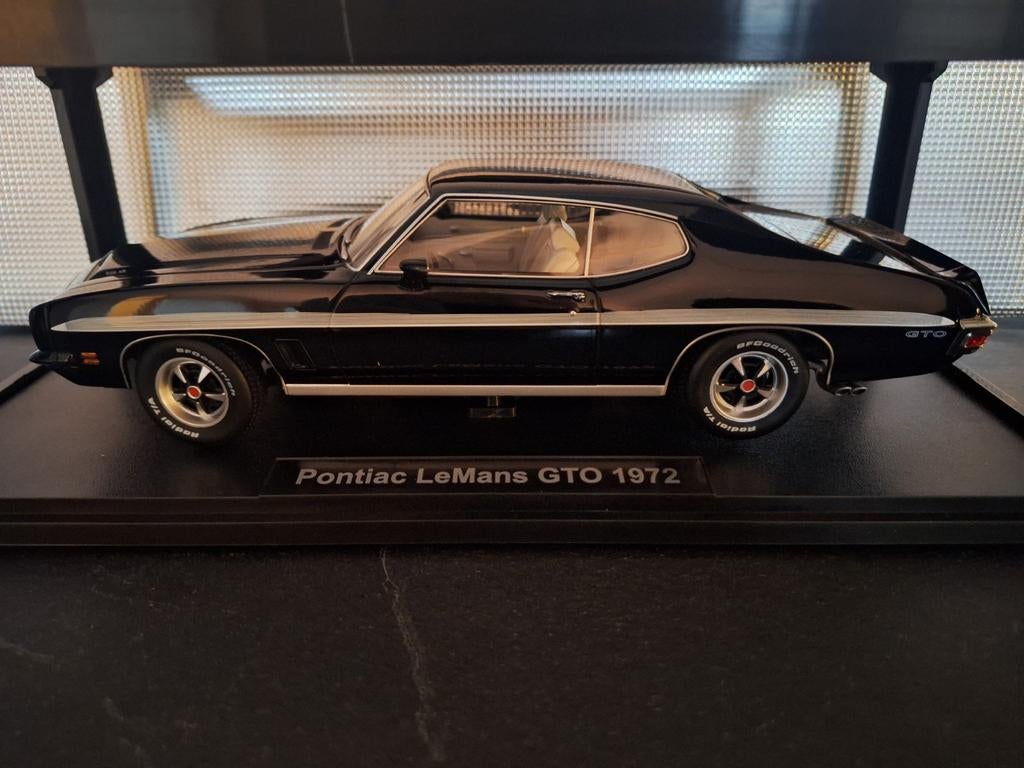 Pontiac Le Mans GTO 1972 Schaal 1:18, Hobby en Vrije tijd, Modelauto's | 1:18, Overige merken, Auto, K&K, Ophalen of Verzenden