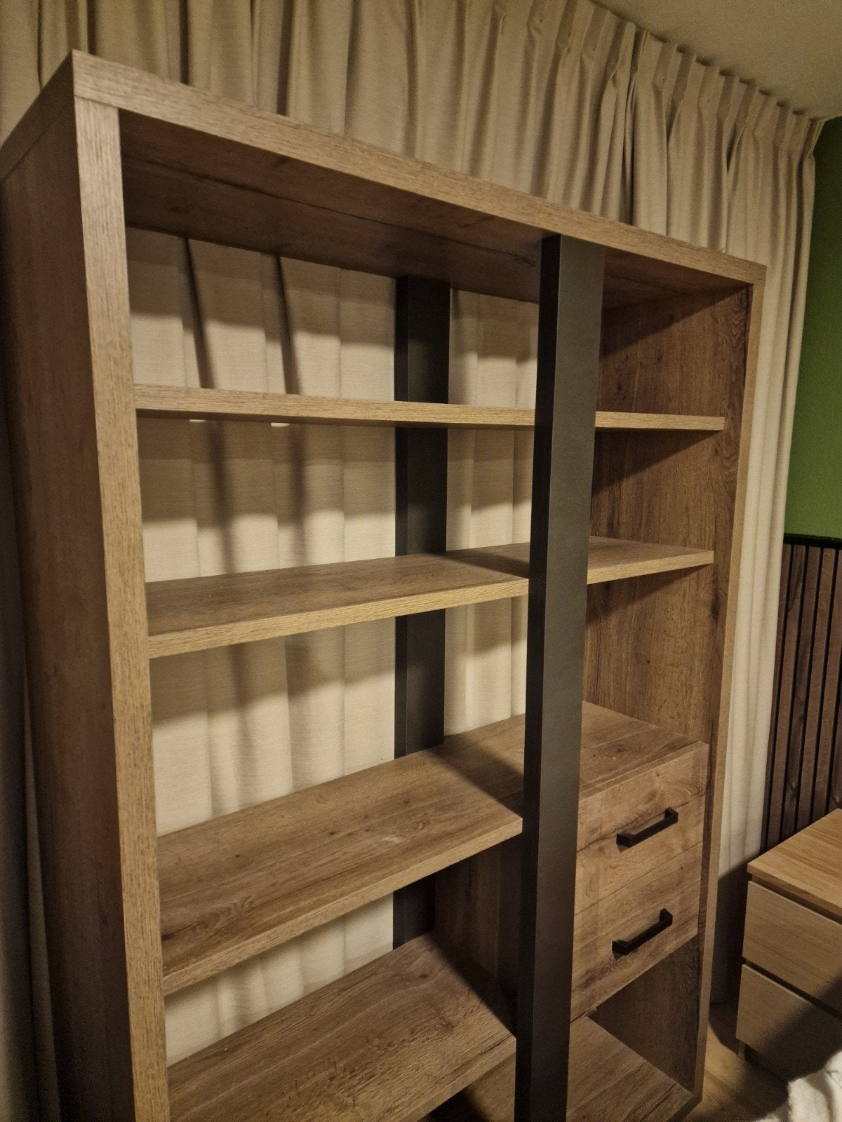 Roomdivider  Hout/Industriële Look. 125x190x40, Ophalen, Zo goed als nieuw