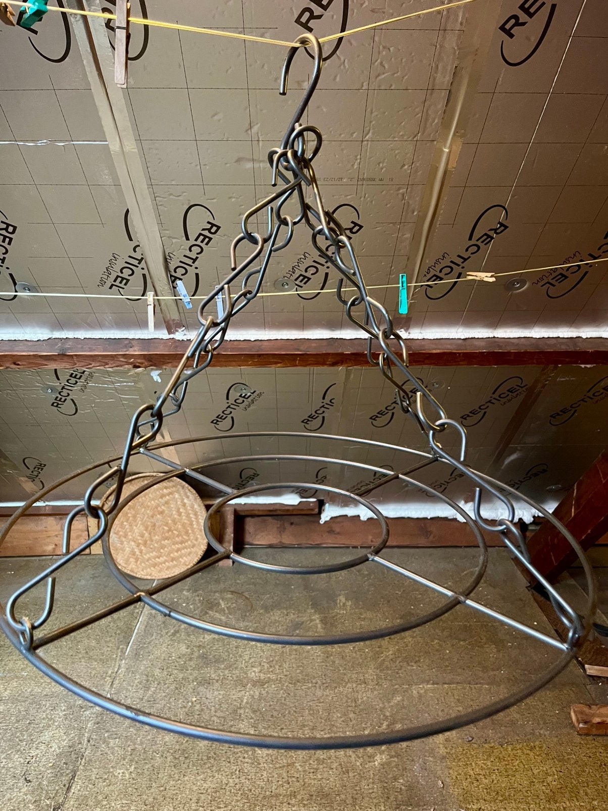IJzeren hanger voor decoratie (gratis), Huis en Inrichting, Woonaccessoires | Etagères, Ophalen, Zo goed als nieuw
