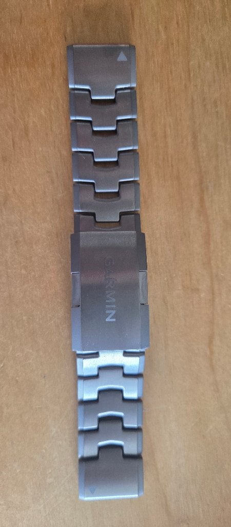 Garmin Titanium QuickFit 22 mm bandje, Ophalen of Verzenden, Garmin Fenix 8 Pro, Zo goed als nieuw, Android