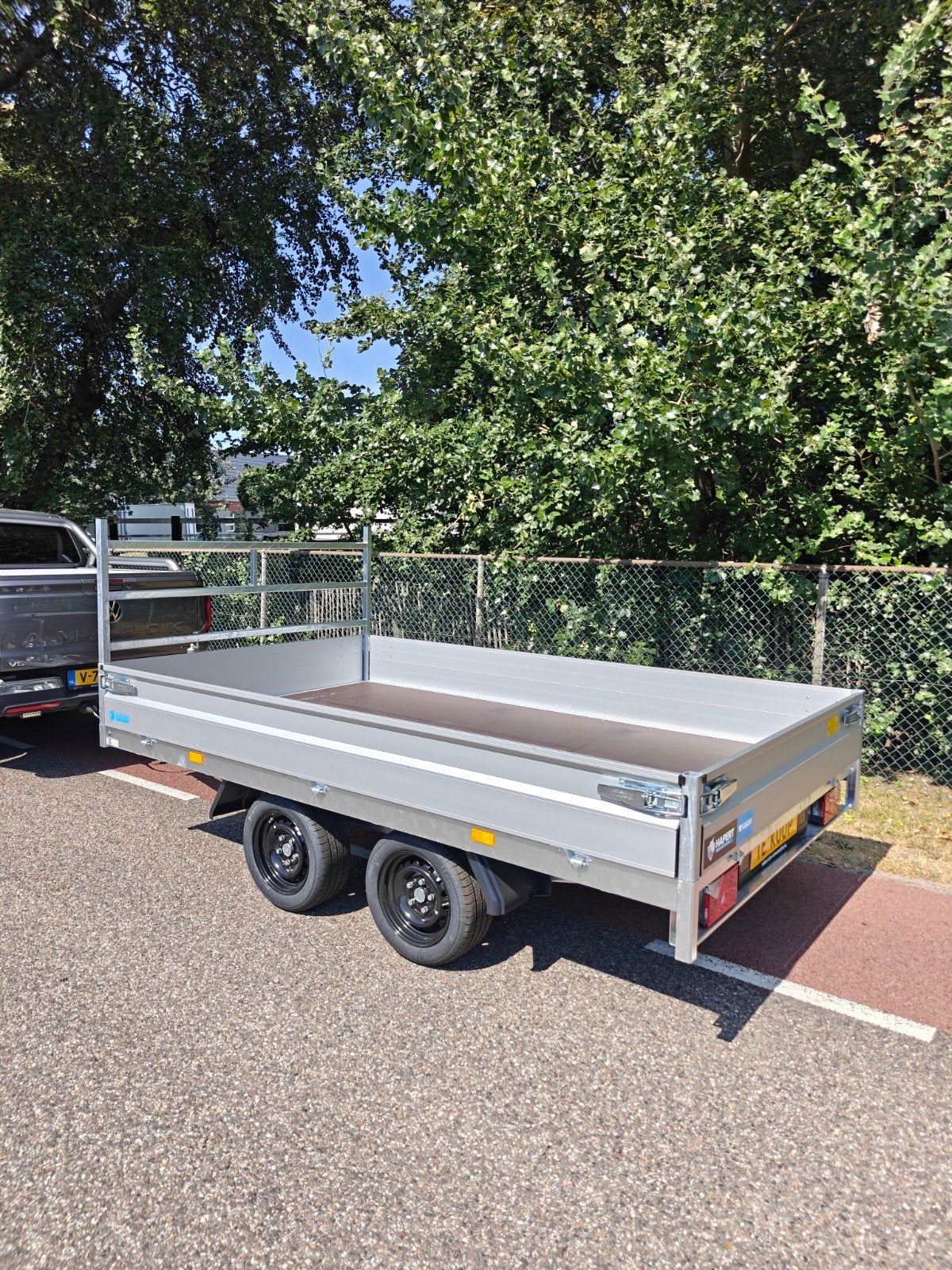 Demo Hapert plateau aanhanger 2700KG, Ophalen of Verzenden, Zo goed als nieuw