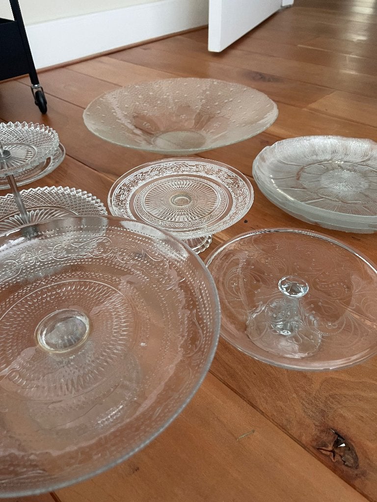 Sweettable etagère, Huis en Inrichting, Ophalen, Zo goed als nieuw, Taartplateau, Glas