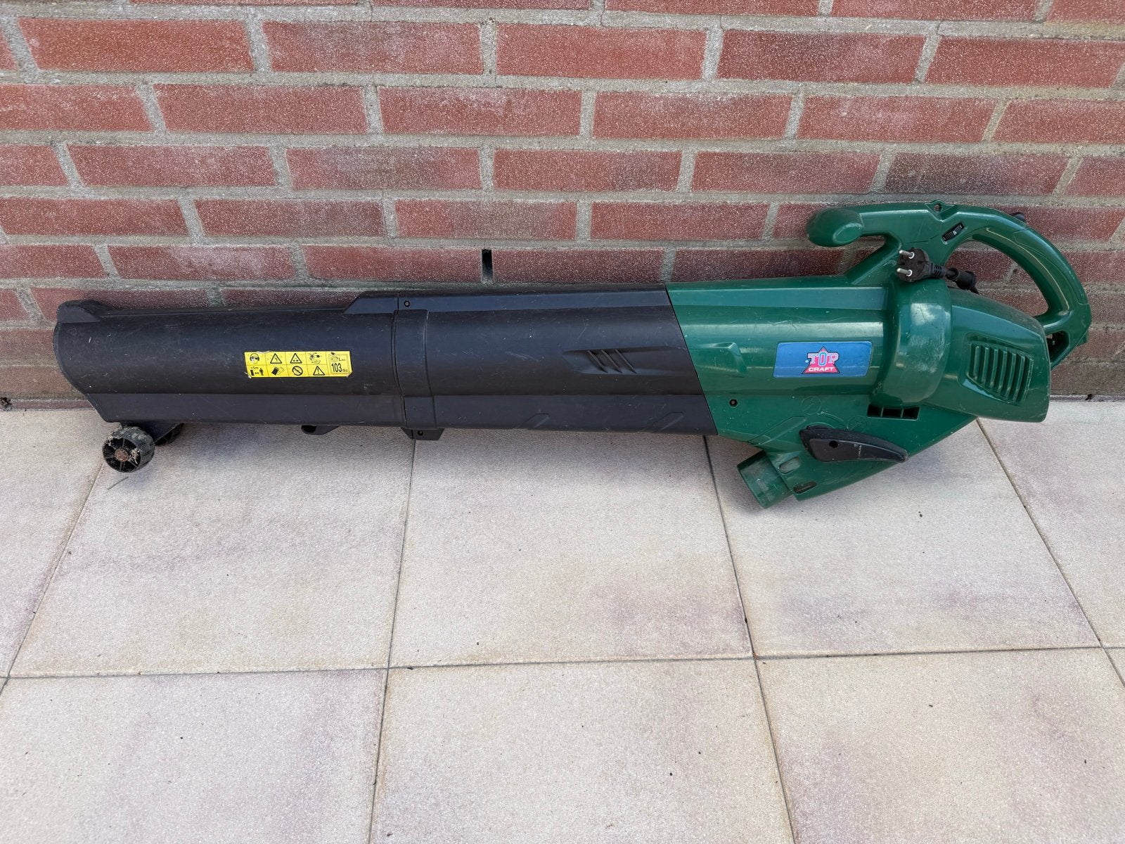 Top Craft Bladblazer TBV-2500/200ZN met zuigfunctie, Ophalen, Gebruikt, Met zuigfunctie, Handgedragen