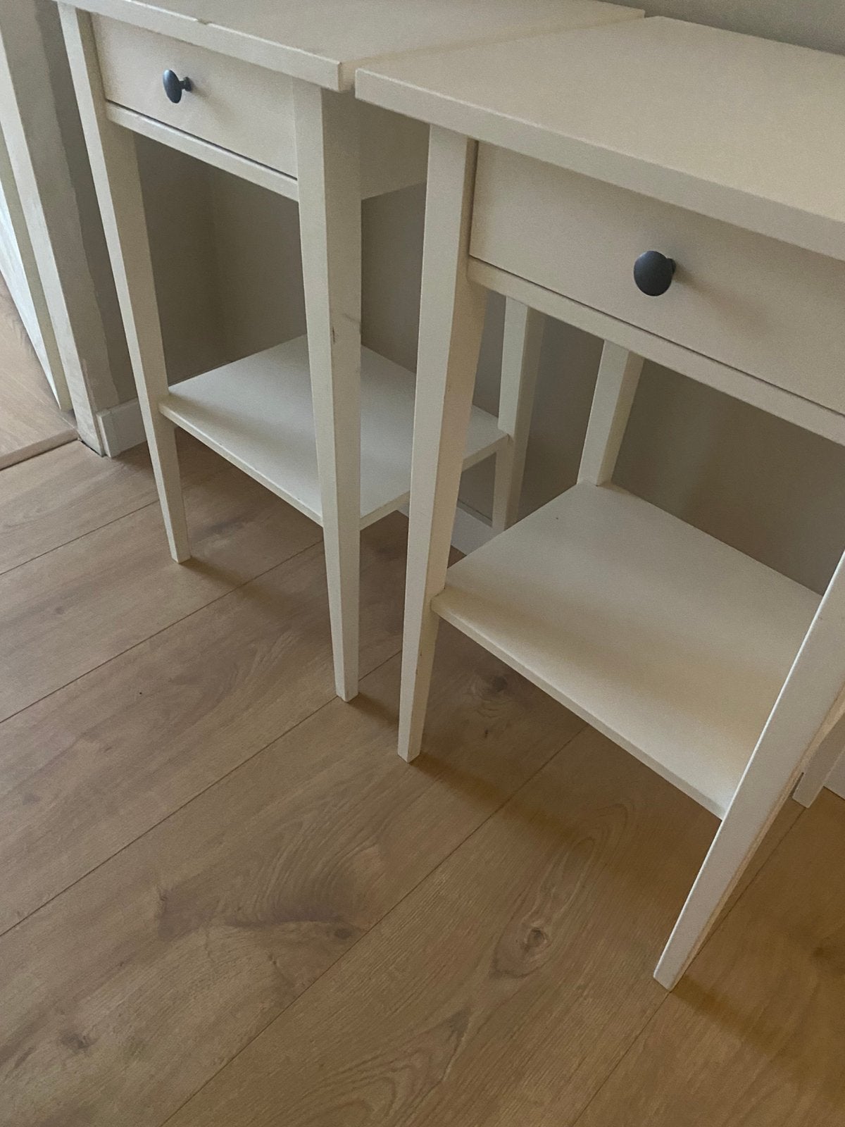 Ikea nachtkastjes, Huis en Inrichting, Tafels | Sidetables, Ophalen, Gebruikt, 50 tot 100 cm, Vierkant
