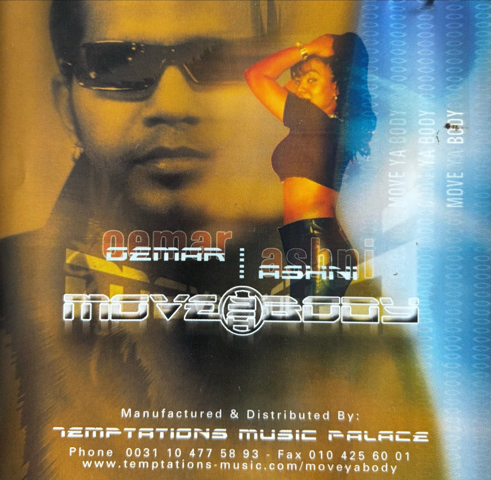 Demar & Ashni - Move Ya Body  - CD, Ophalen of Verzenden, Gebruikt, Album, Inclusief boekje