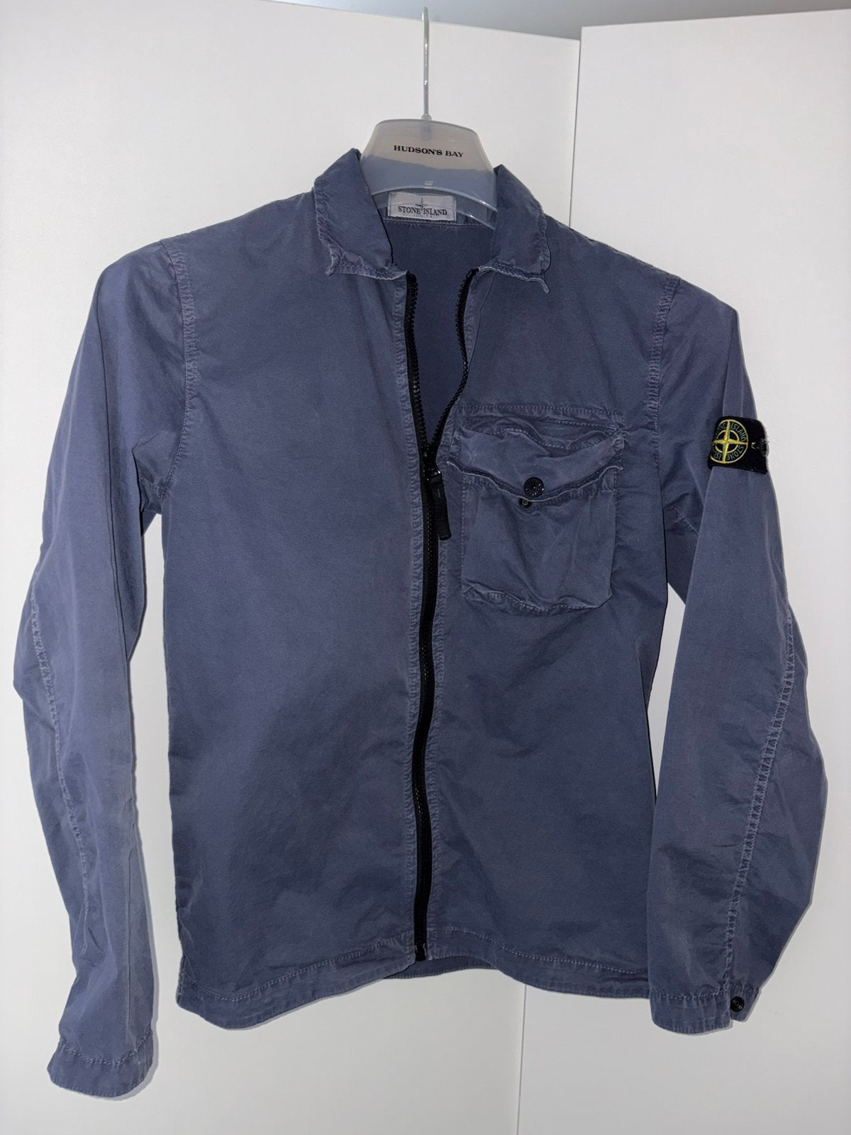 Stone Island overshirt 12/156 in Nieuwstaat, Ophalen of Verzenden, Zo goed als nieuw, Blauw