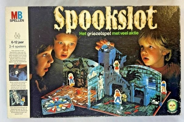 MB bordspel Spookslot gezelschapsspel compleet vintage 1980s, Coolsingel 104, 3011 AG Rotterdam, Netherlands, MB Spellen, Verzenden
