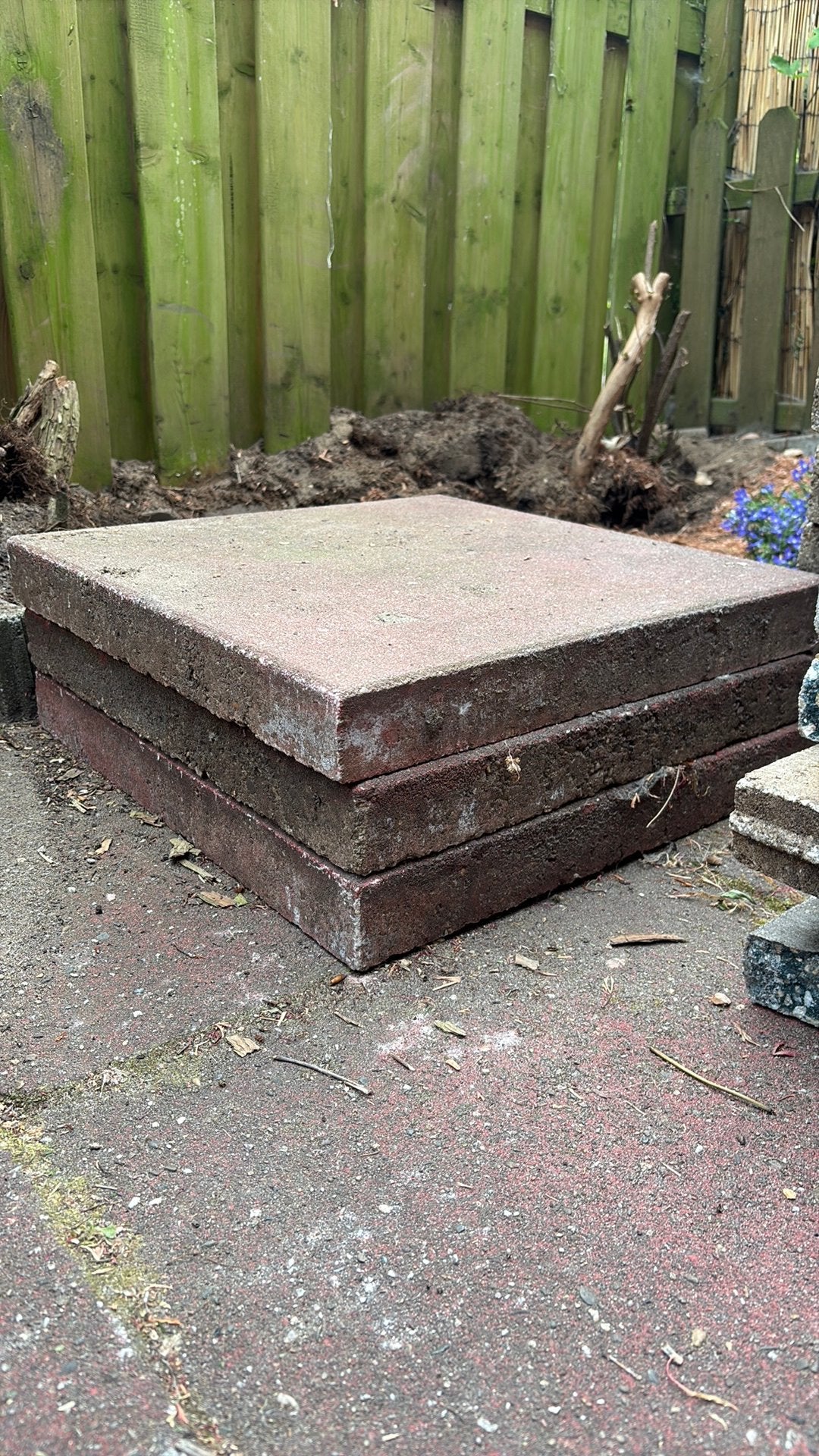 Tegels gratis af te halen, Tuin en Terras, Tegels en Klinkers, Ophalen, Gebruikt, 10 m² of meer, Beton