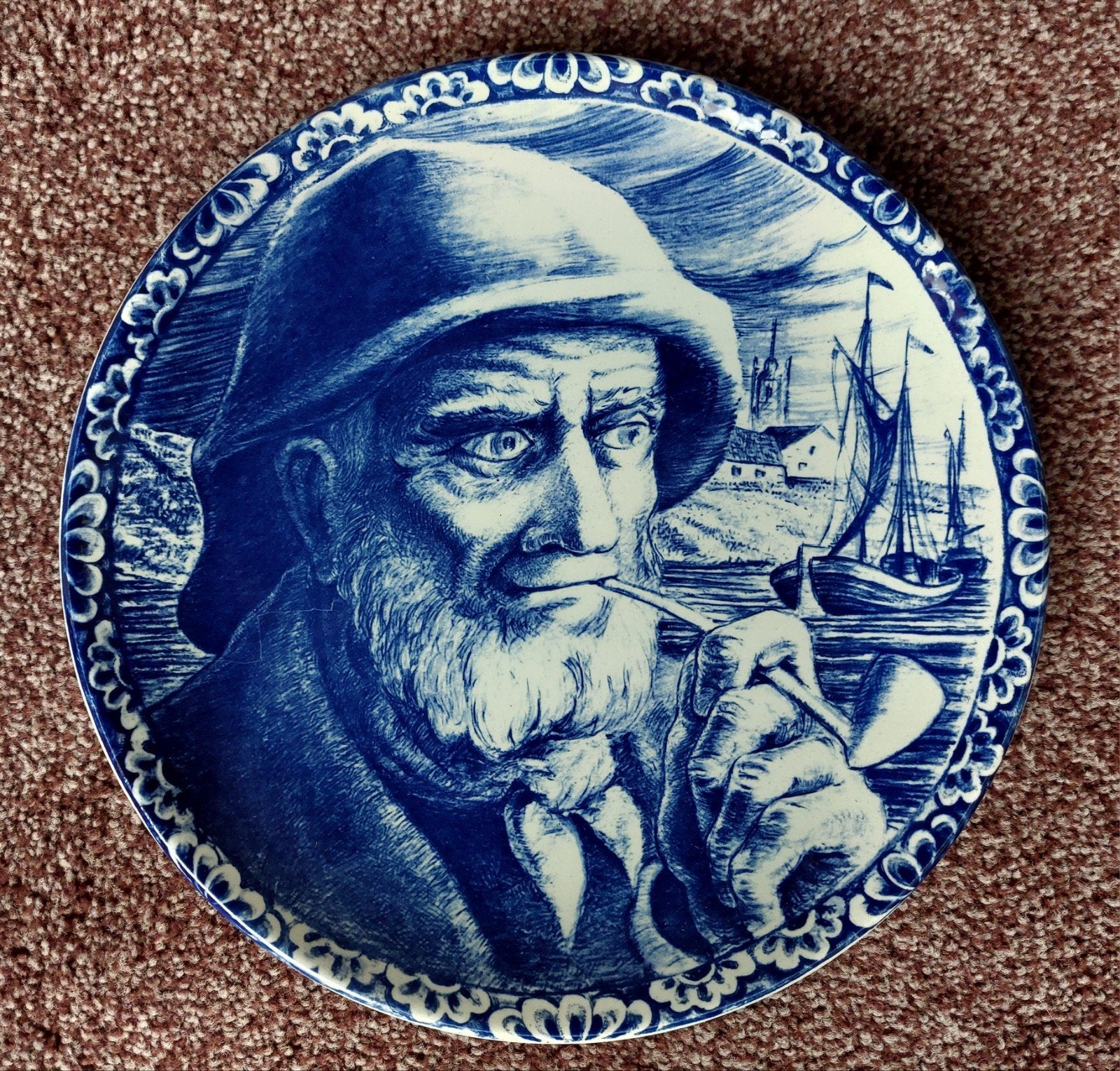 Delfts blauw Wandbord, Antiek en Kunst, Ophalen of Verzenden