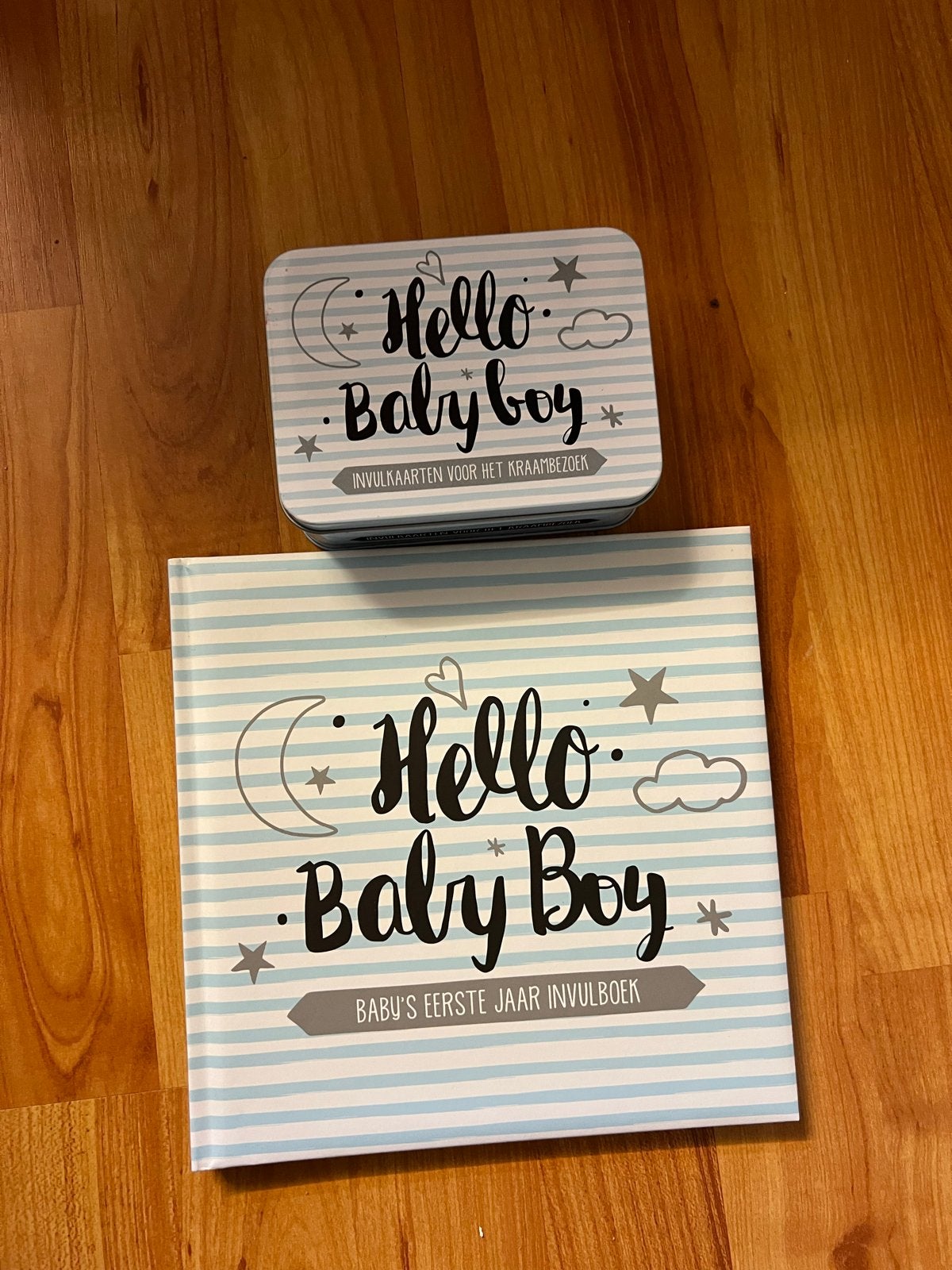 Hello Baby Boy invulboek en invulkaarten kraambezoek, Ophalen, Nieuw, Kraamcadeau