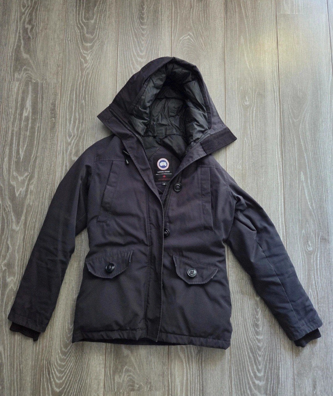 Canada Goose Damesjas Maat S - Zwart, Ophalen of Verzenden, Maat 36 (S), Gedragen, Canada Goose