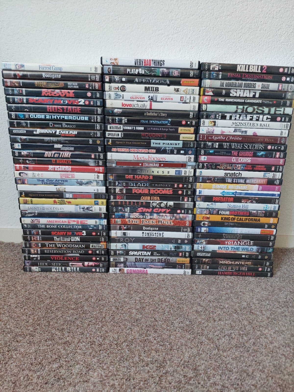 92 films op DVD, Vanaf 16 jaar, Ophalen, Zo goed als nieuw