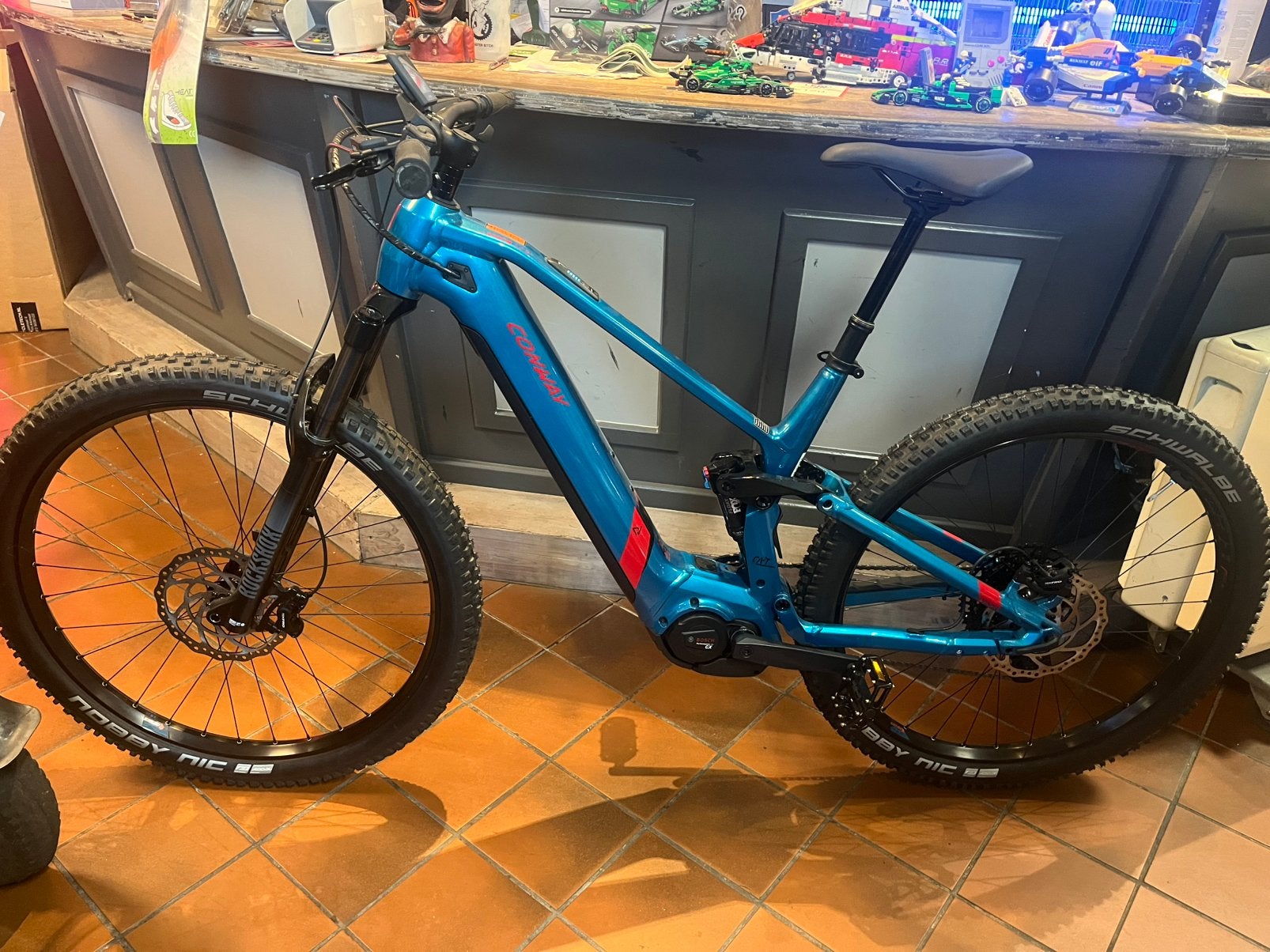 CONWAY XYRON ALU frame L Full-Sus Bosch Perf. 750W NIEUW!!!, Fully, Info@conway.de, 45 tot 49 cm, Nieuw