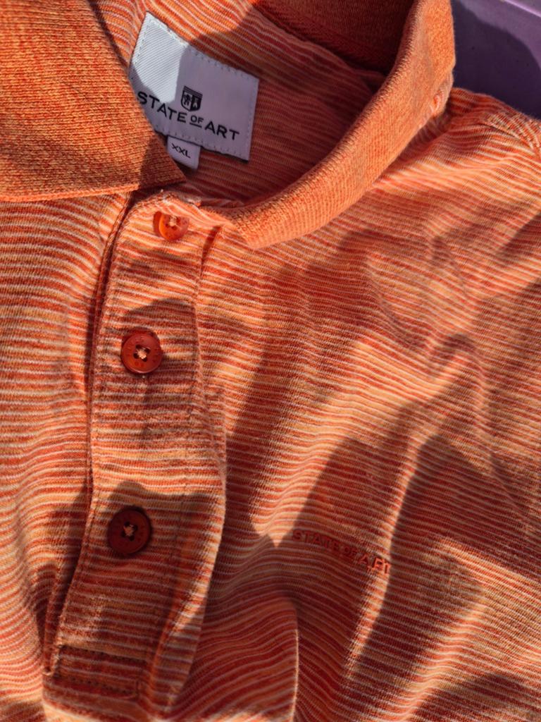 State of Art polo shirt Oranje maat XXL, Kleding | Heren, State of Art, ., Shirt, Oranje