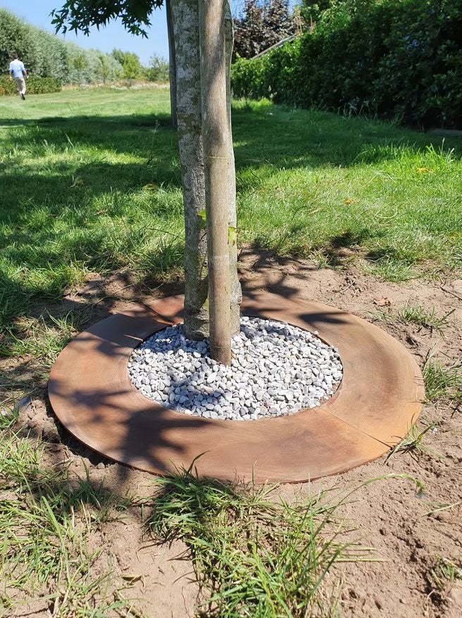 Cortenstaal bomenring, Ophalen, Zo goed als nieuw, Metaal