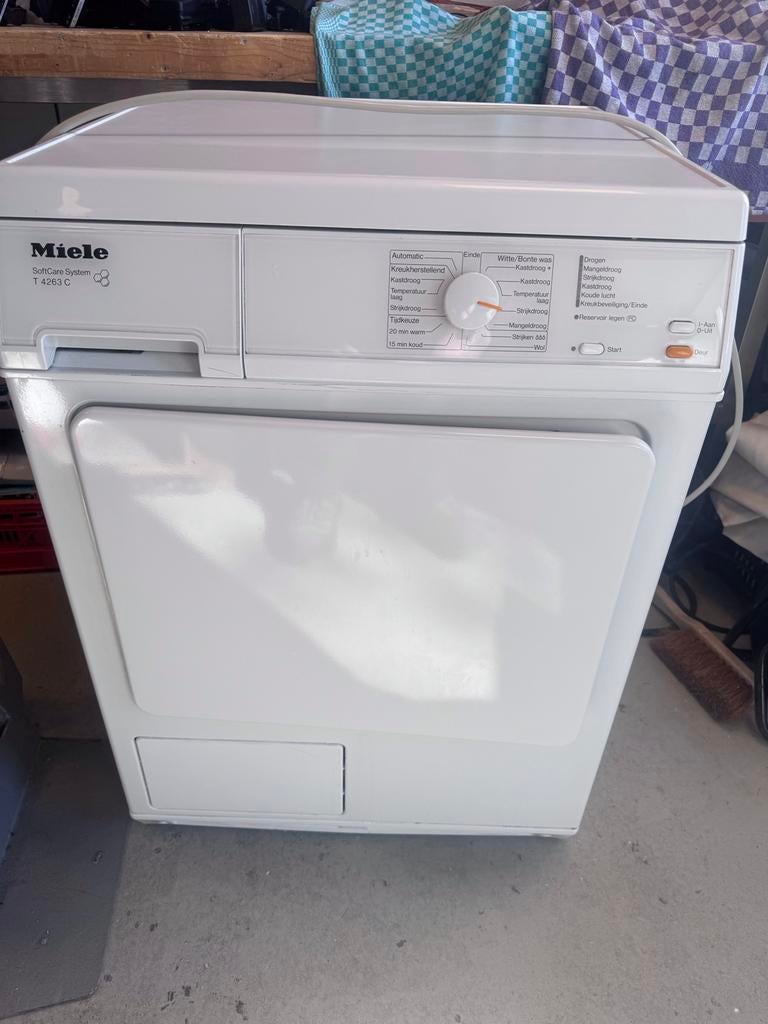 Miele SoftCare System T 4263 C Condensdroger, Ophalen, Wolprogramma, 6 tot 8 kg, Gebruikt