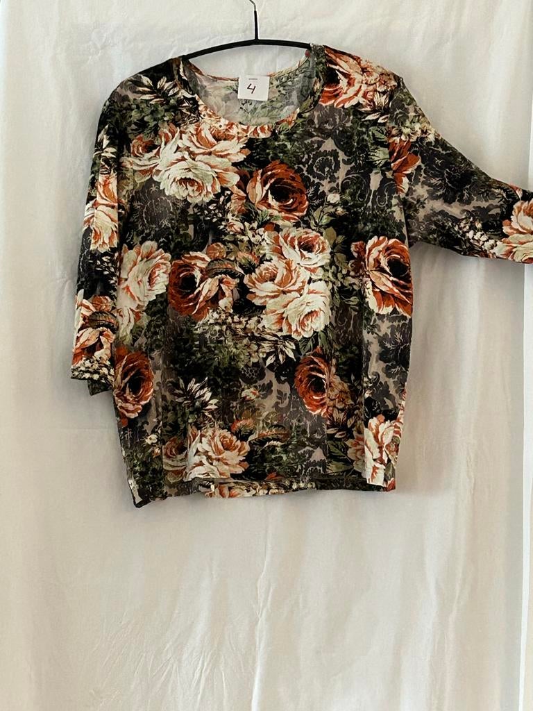 Gerry Weber Top maat 48 viscose steentjes, Kleding | Dames, Grote Maten, Overige kleuren, Gedragen, Gerry weber, Shirt of Top
