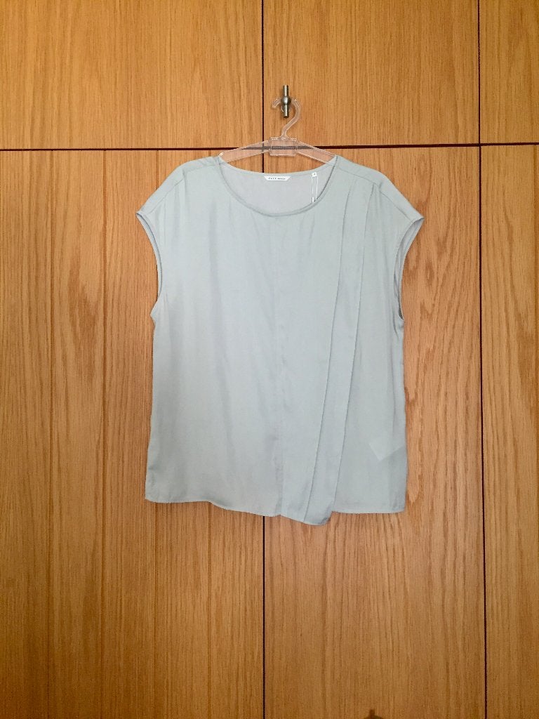 Nieuw: pastel blauw topje met kapmouwtje; YaYa; maat 36/38, Blauw, Nieuw, Ophalen of Verzenden, Korte mouw
