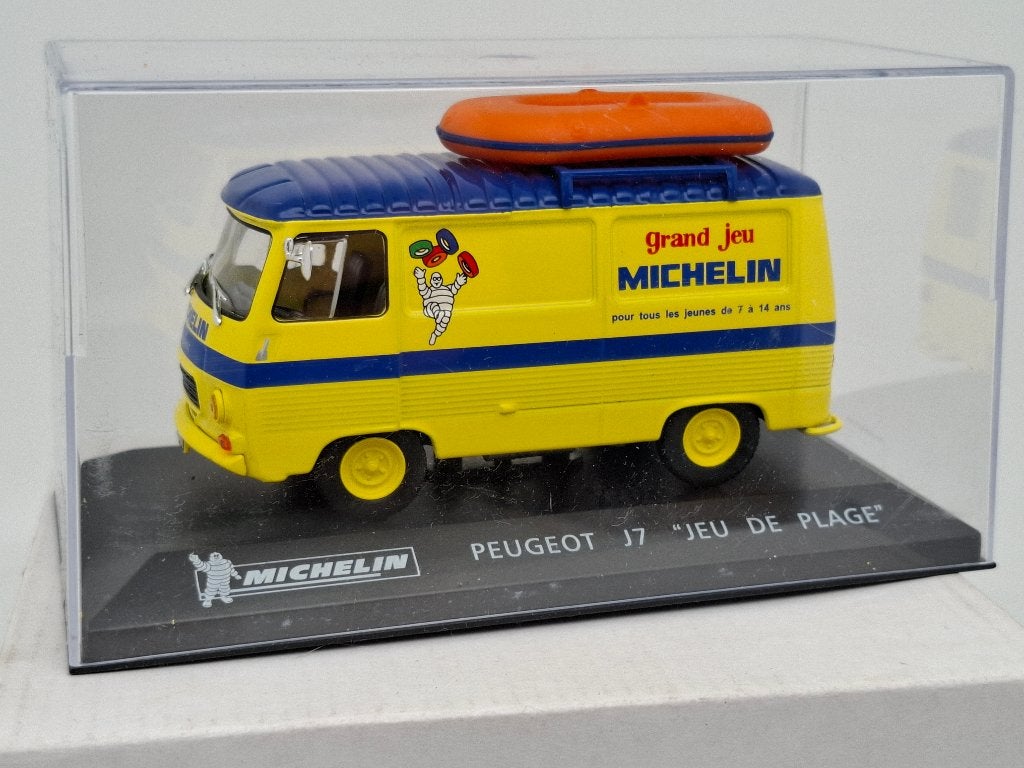 Peugeot J7 Michelin - 1/43 "Jeu de plage", Hobby en Vrije tijd, Verzenden, Zo goed als nieuw, Auto, Overige merken
