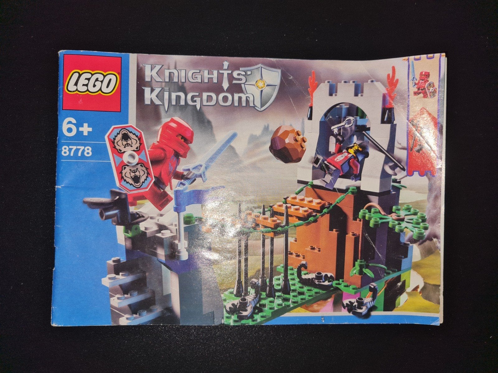 Lego 8778 Knight's Kingdom Border Ambush compleet, Lego, Compleet, Ophalen of Verzenden, Zo goed als nieuw