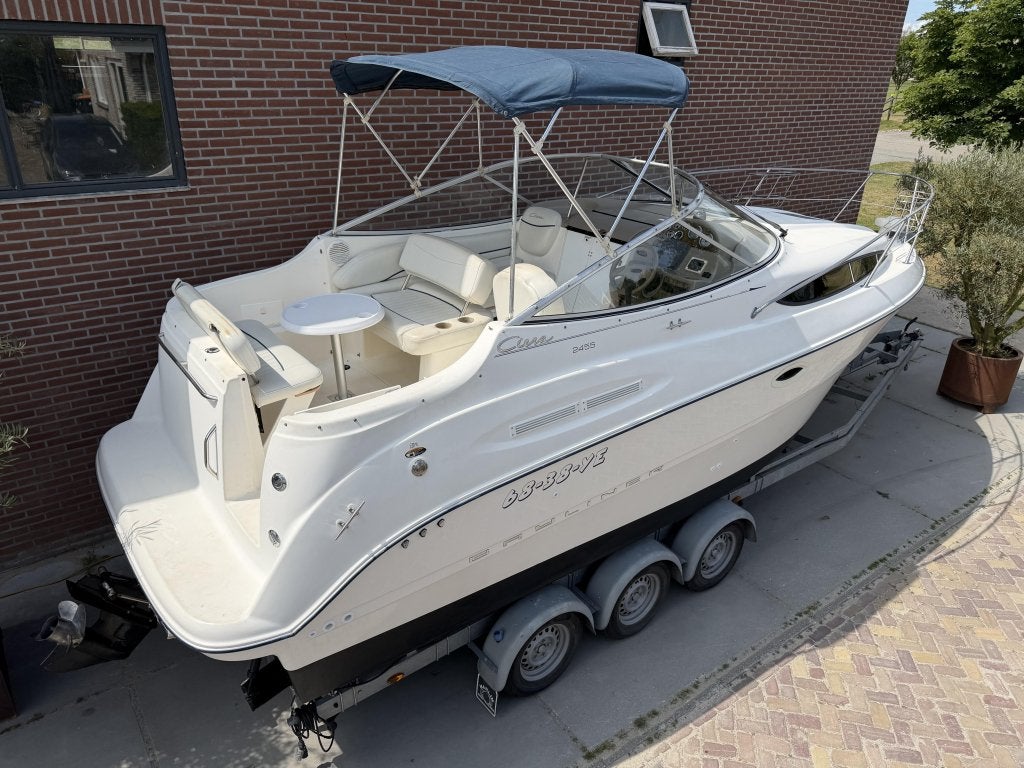 Bayliner Ciera 2455 Mercruiser V8 220PK Volledig AANGEPAKT!!, Benzine, Zo goed als nieuw, Polyester, Bayliner