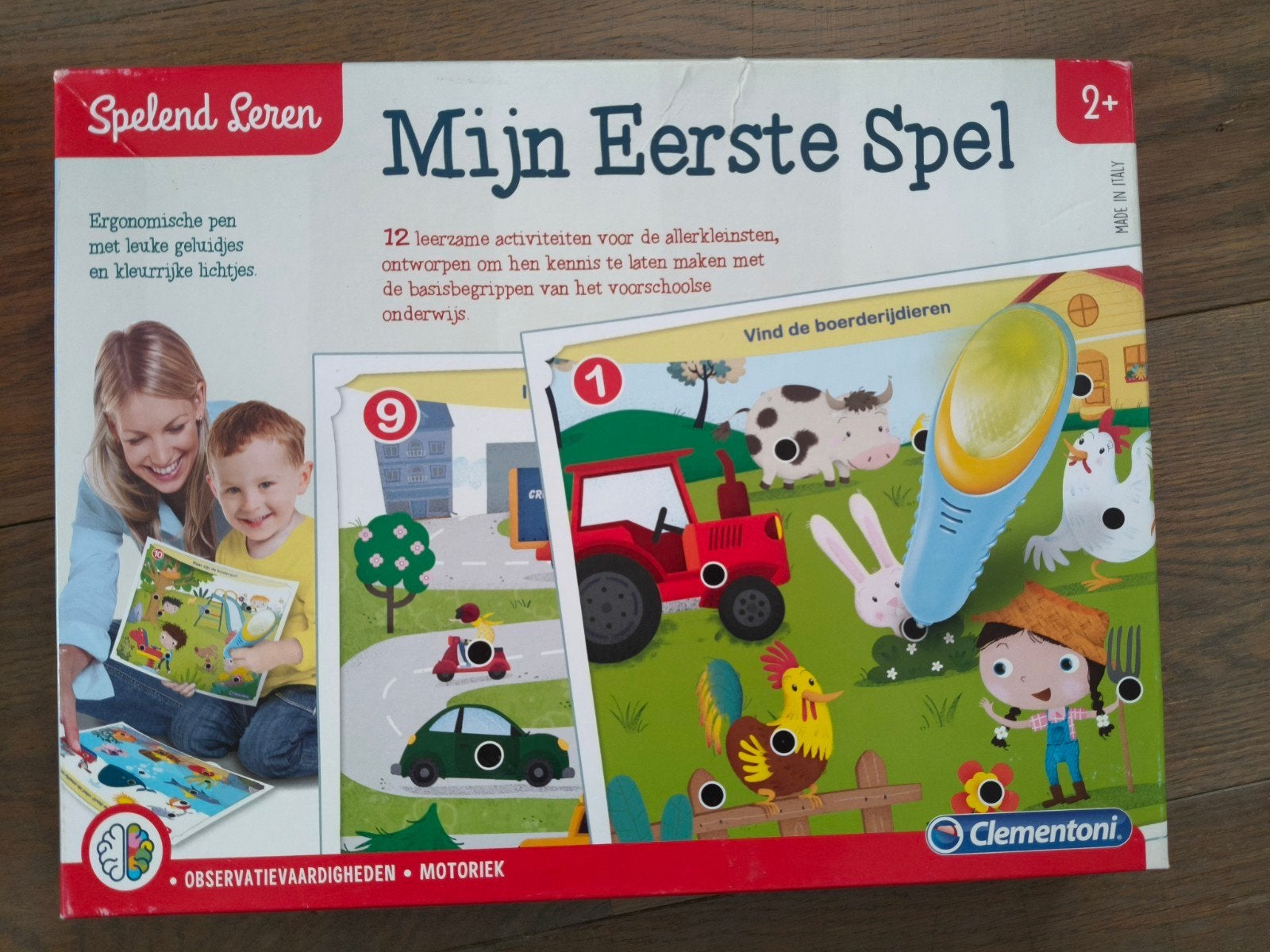 Clementoni Mijn Eerste Spel - Educatief Spel 2+, Ophalen, Zo goed als nieuw, Taal en Lezen, Met geluid